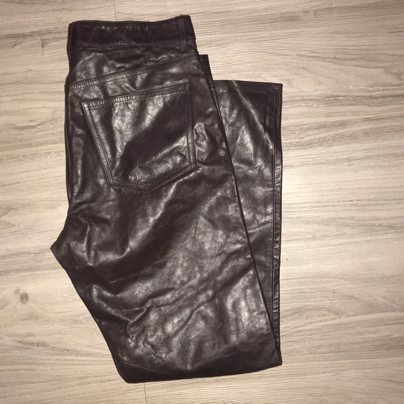 GAP Pants - GAP Boot Fit Leather Pants